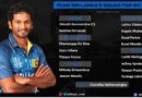 Srilanka Squad for World Cup 2019