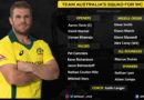 Australia Squad for World Cup 2019
