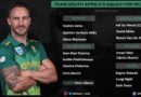 South Africa Squad for World Cup 2019