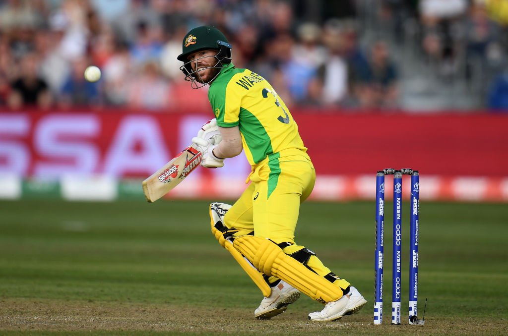 David Warner against Afghanistan, World Cup 2019 | Image Source: ICC David Warner against Afghanistan, World Cup 2019 | Image Source: ICC