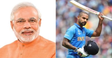 narendra modi shikhar dhawan