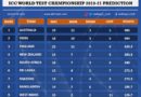 ICC World Test Championship 2019-21 Prediction