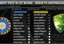 India vs Australia Best Test 11