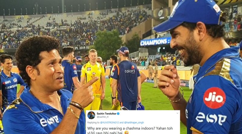 Sachin Tendulkar trolls Yuvraj Singh