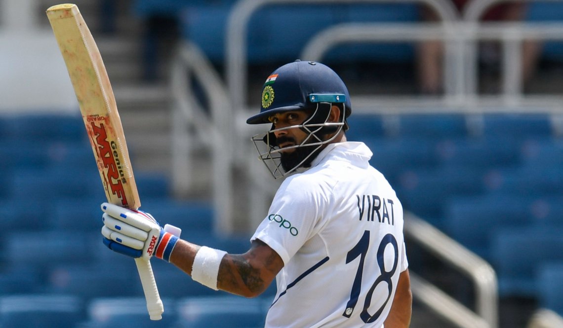 Virat Kohli brought up his seventh double-hundred in Test Cricket | Image Source: BCCI