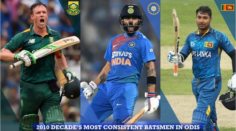 2010 decade's most consistent batsmen in odis