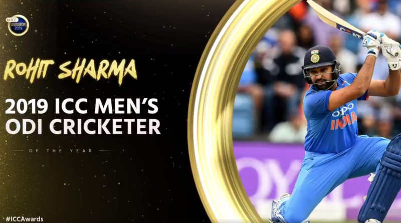 ICC Awards 2019 Rohit Sharma wins Men's ODI Cricketer of the year