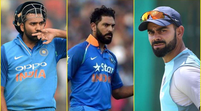 Yuvraj Singh Rohit Sharma chat India cricket team