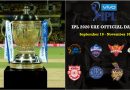 IPL 2020 UAE official dates bcci