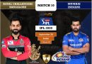 IPL 2020 Match 10 RCB vs MI predicted 11, preview, and key players