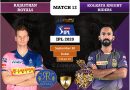 IPL 2020 Match 12 RR vs KKR predicted 11, preview, and top players