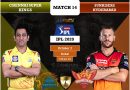 IPL 2020 Match 14 CSK vs SRH predicted 11, preview, and top key players