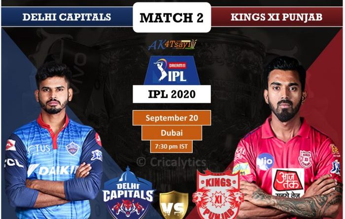 IPL 2020 UAE Match 2 DC vs KXIP Predicted 11