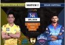 IPL 2020 UAE Match 7 DC vs CSK predicted 11 and preview