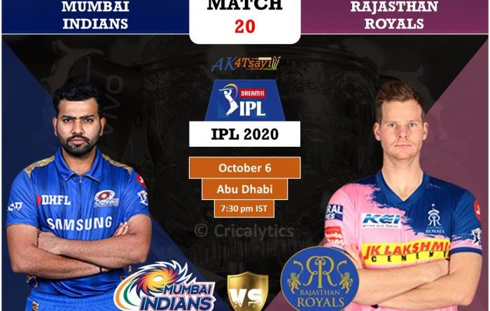 IPL 2020 UAE Match 20 MI vs RR predicted 11, preview, and key players