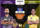 IPL 2020 UAE Match 21 KKR vs CSK predicted 11, preview, and key players