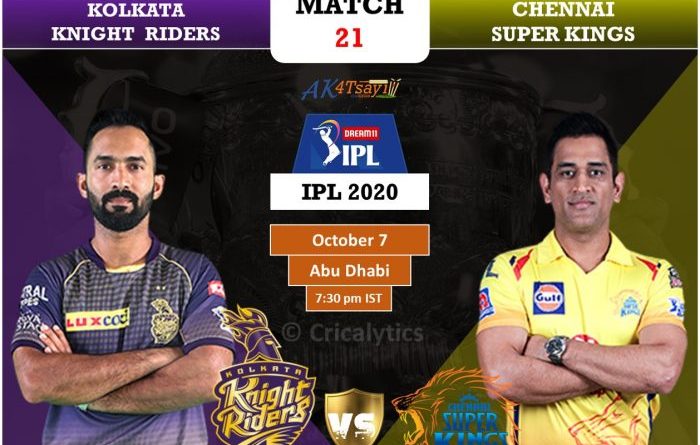 IPL 2020 UAE Match 21 KKR vs CSK predicted 11, preview, and key players