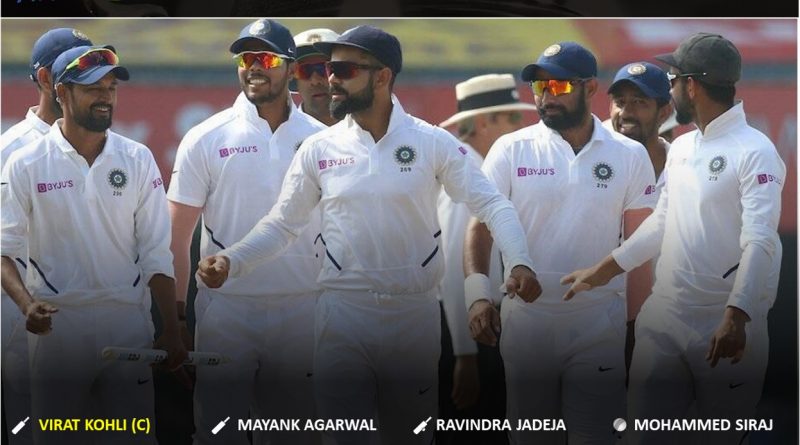 Team India Test series squad for Australia Tour 2020-21