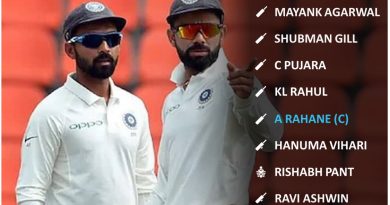 India vs Australia 2nd test match ideal playing 11