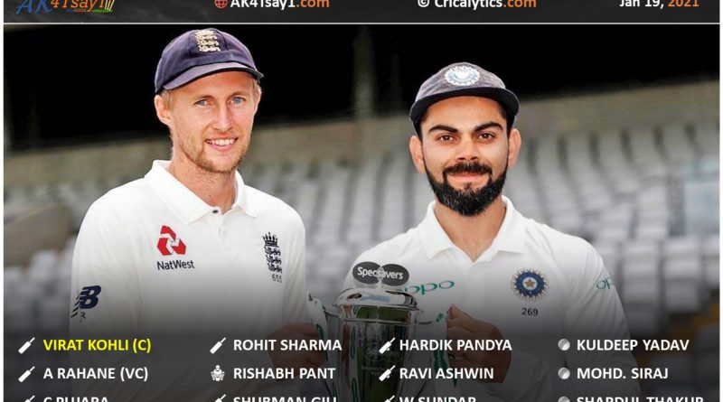 India Vs England 2021 Bcci Announces The Official Test Squad