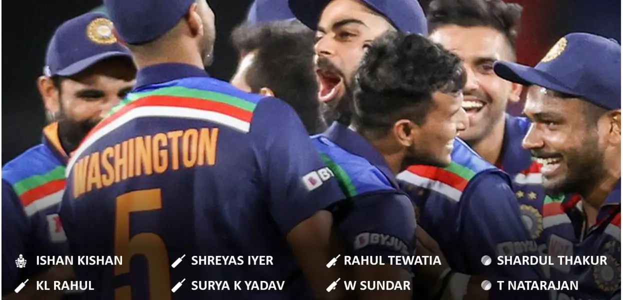 India vs England 2021 team india official t20i squad