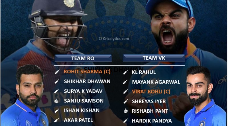 Comparing the two best playing 11 for team india Virat Kohli vs Rohit Sharma