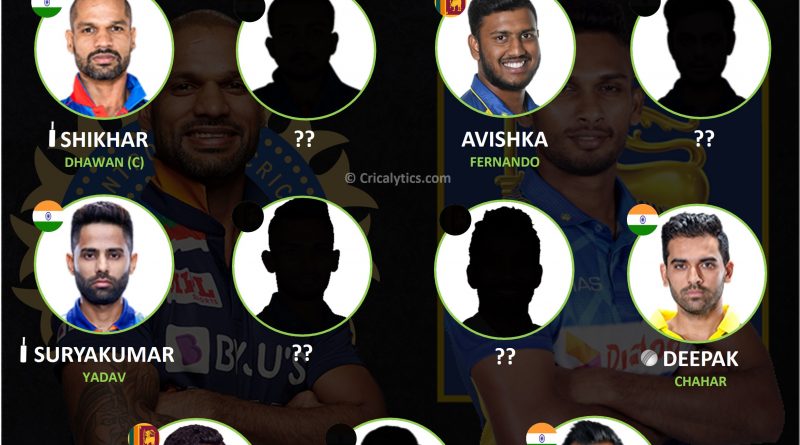 India vs Sri Lanka SL 2021 combined best playing 11 of ODI series