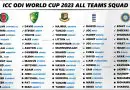 odi world cup 2023 all 10 teams squad players list