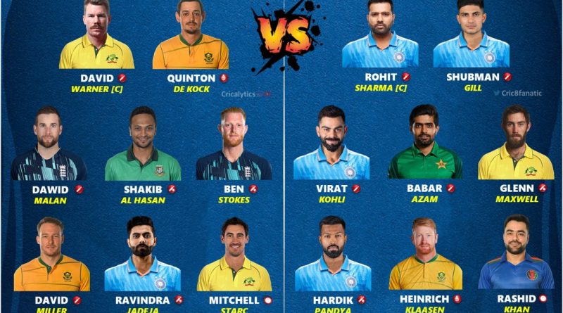 cricket world cup cwc 2023 best left vs right handed players 11