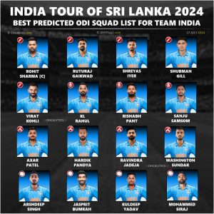 What’s the Best ODI Squad List for Team India vs Sri Lanka 2024