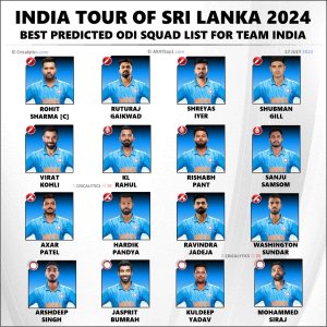 What's the Best Squad List for India vs Sri Lanka ODI series