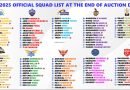 IPL 2025 Official Squad Players List for All 10 Teams Post Auction
