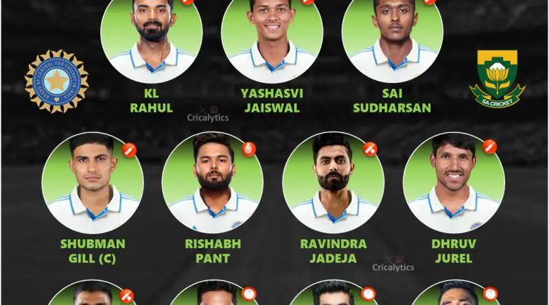 India vs South Africa 2025 1st Test Match Likely Best Playing 11