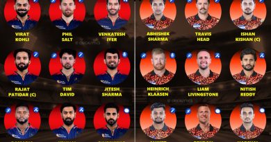 IPL 2026 RCB vs SRH 1st Match Each Team Best Playing 11